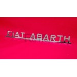 SCRITTA CROMATA FIAT ABARTH 22,5 X 2,5 CM